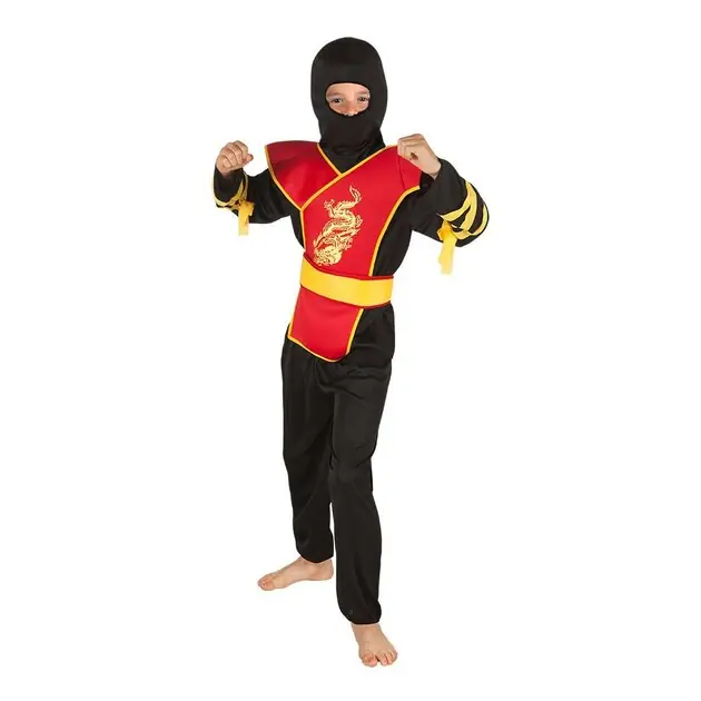 Betrouwbaar Kinderkostuum Ninja Meester, 7-9 Jaar