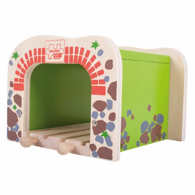 Bigjigs Houten Rails - Dubbelspoor Tunnel Direct Beschikbaar
