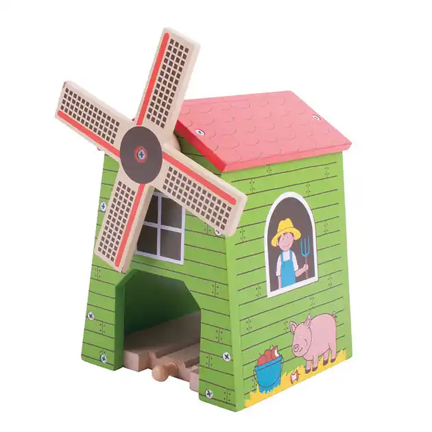 Weekendaanbieding Bigjigs Houten Windmolen