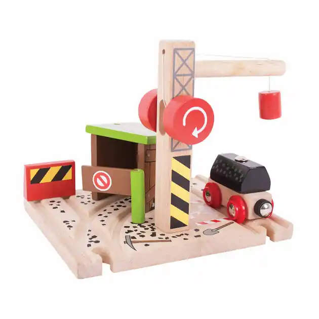 Bigjigs Houten Rails - Steenkool Mijn Exclusieve Aanbieding