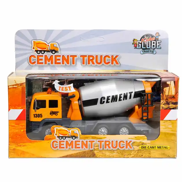 Korting Pull Back Cementwagen met Licht & Geluid