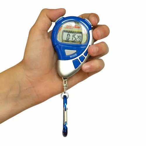 Exclusieve Aanbieding Sports Active Stopwatch aan Karabijnhaak