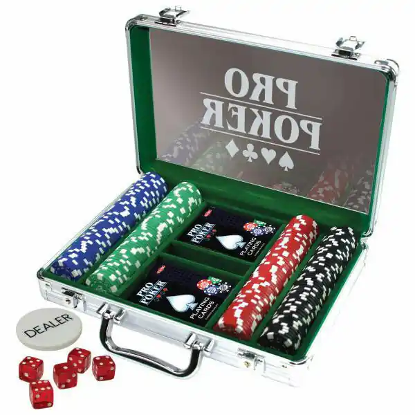 Pro Pokerkoffer, 200 chips Snelle Levering