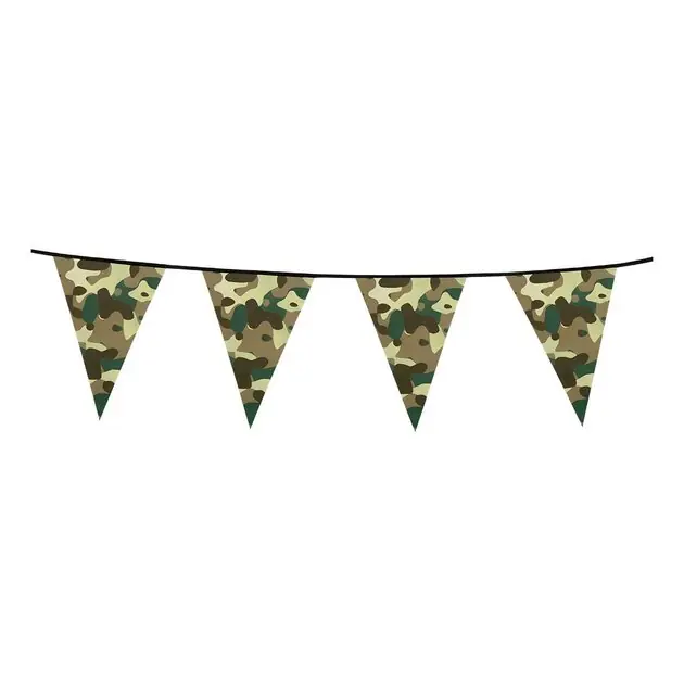 Camouflage Vlaggenlijn, 6mtr. Lage Kosten
