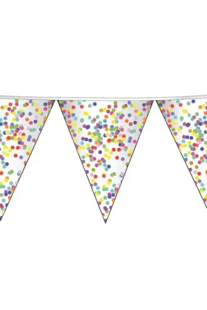 Vlaggenlijn Confetti, 6mtr. Beste Prijs