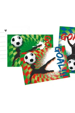 Uitnodigingen Goal, 6st. Koop Vandaag