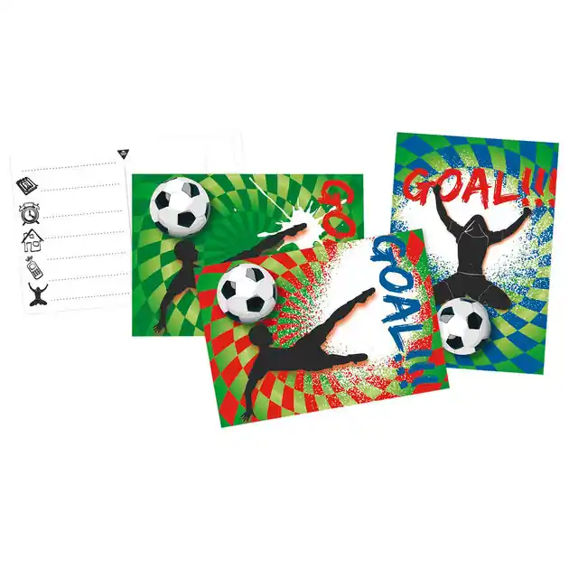 Uitnodigingen Goal, 6st. Koop Vandaag