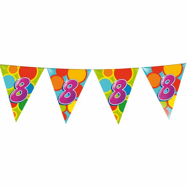 Vlaggenlijn 8 Jaar, 10mtr. Weekendaanbieding