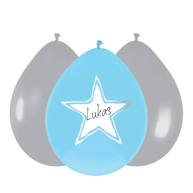 Snelle Levering Ballonnen Baby Jongen, 6st.