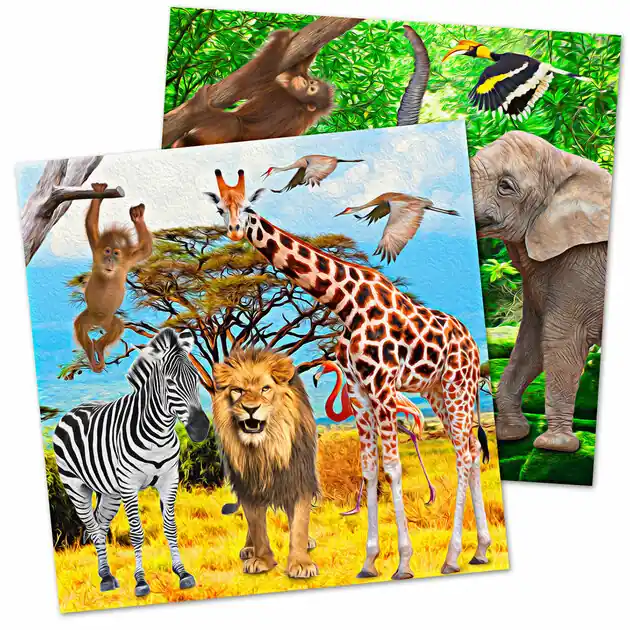Flitsaanbieding Safari Servetten, 20st.