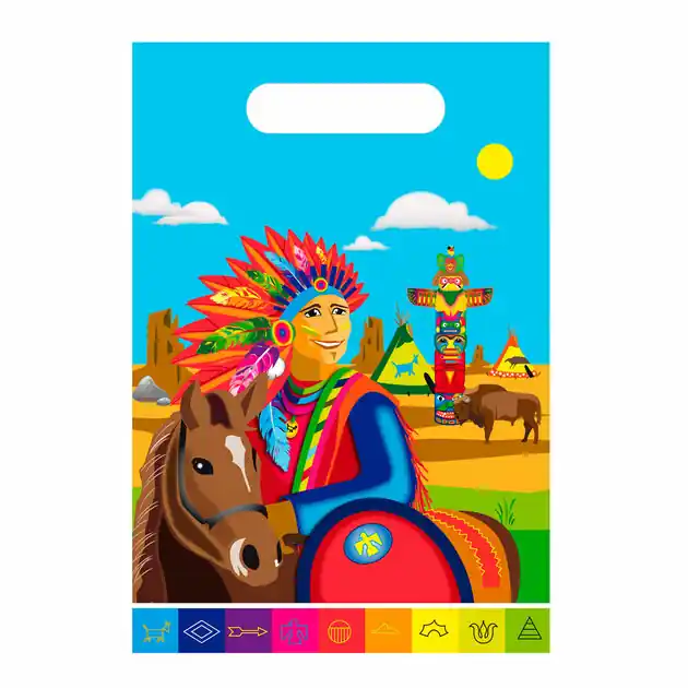 Indianen Uitdeelzakjes, 8st. Laatste Kans