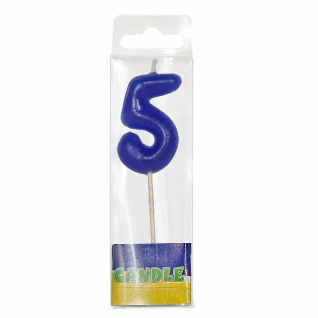 Nu Kopen Luxe Verjaardagskaars - 5 jaar