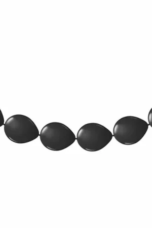 Beperkte Voorraad Zwarte Knoopballonnen, 8st.