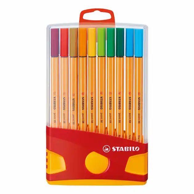 Hoge Kwaliteit STABILO point 88 - Fineliner - ColorParade - Set 20 Stuks