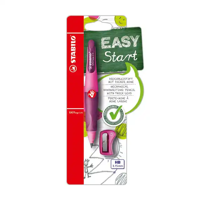 Weekendaanbieding STABILO EASYergo 3.15 - Ergonomisch Vulpotlood - Rechtshandig - Roze