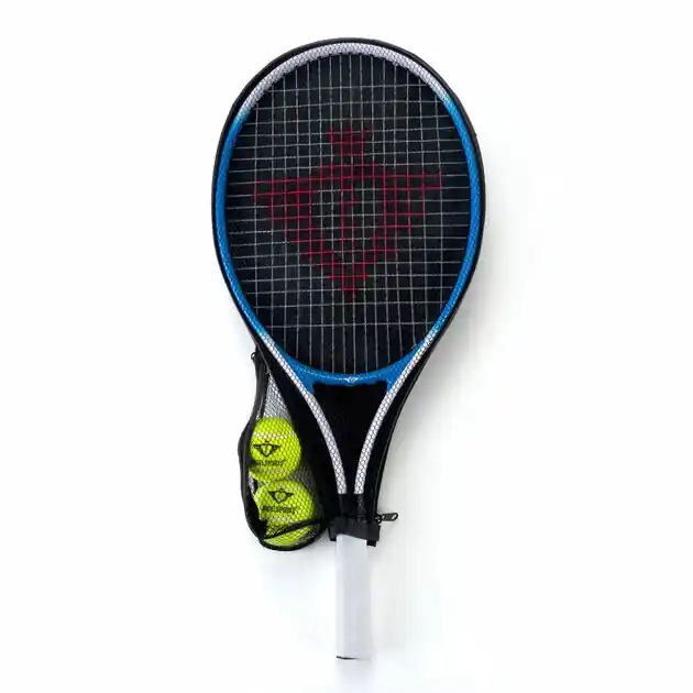 Exclusieve Aanbieding Tennisracket met Hoes en 2 Ballen - Blauw