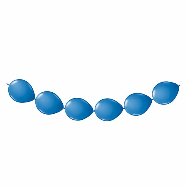 Blauwe Knoopballonnen, 8st. Uitverkoop