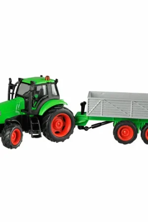 Op = Op Kids Globe Tractor met Aanhanger Licht & Geluid 1:32