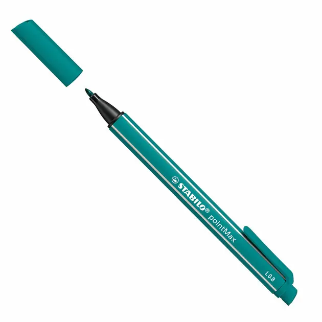 Exclusieve Aanbieding STABILO pointMax - Hardtip Fineliner 0,8 mm - Turquoise