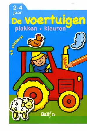 Meest Verkocht Plakken en Kleuren - De Voertuigen, 2-4 jaar
