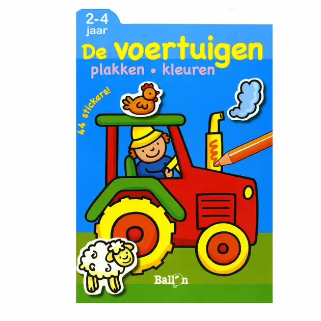 Meest Verkocht Plakken en Kleuren - De Voertuigen, 2-4 jaar