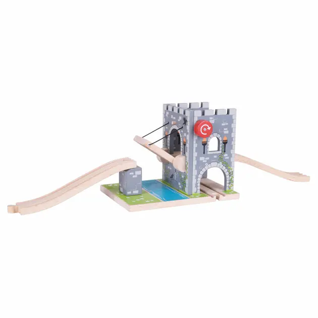 Bigjigs Houten Rails - Ophaalbrug Gratis Retour