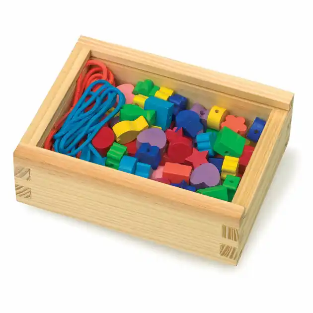 Snelle Levering Small Foot - Houten Rijg Kralen, 84st.
