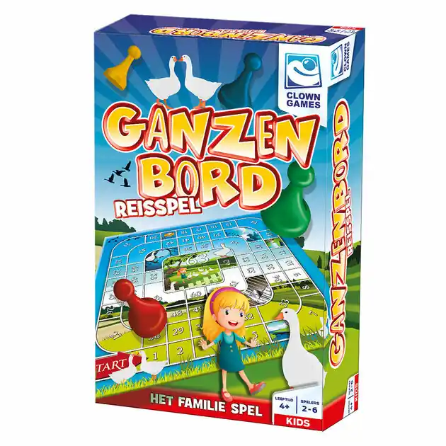 Seizoensaanbieding Clown Ganzenbord
