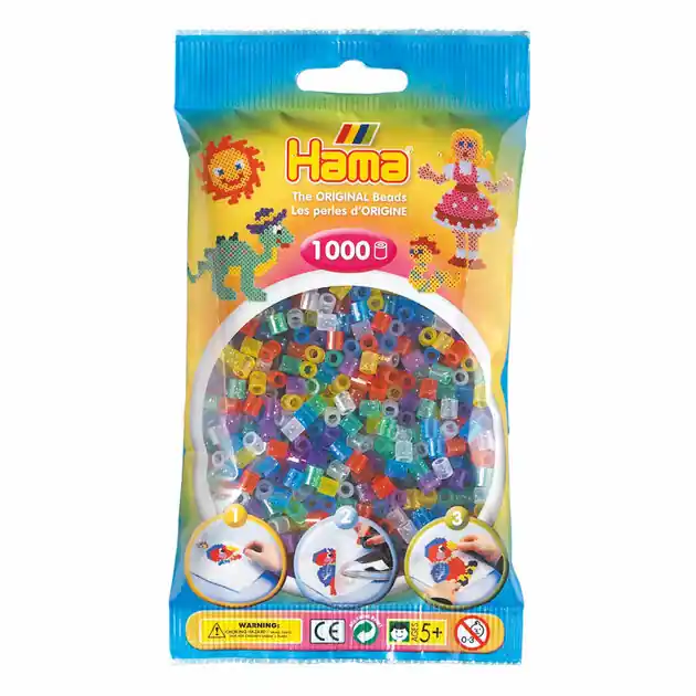 Speciale Aanbieding Hama Midi Strijkkralen - Glittermix (054), 1000st.