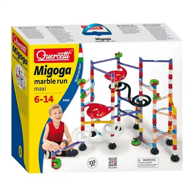 Quercetti Knikkerbaan Migoga Maxi, 213dlg. Lage Prijs