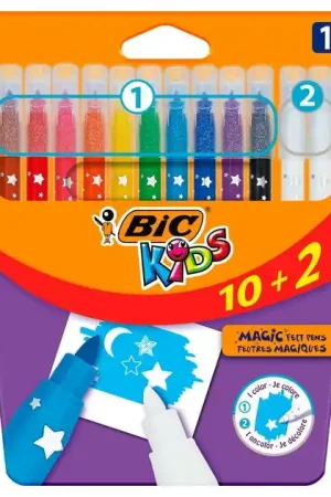 BIC Kids Kleuren & Uitwissen, 10 + 2 gratis Koopje