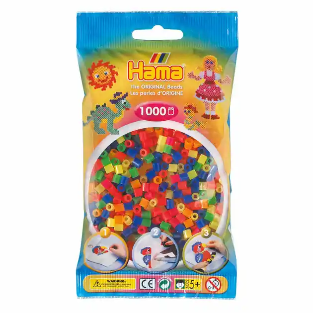 Betrouwbaar Hama Midi Strijkkralenmix 1 - Neon (051), 1000st.