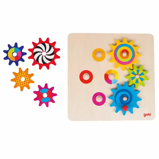 Uitverkoop Goki Tandwiel Puzzel, 8dlg.