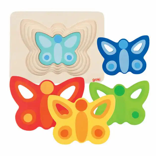 Goki Lagenpuzzel Vlinder, 5 Lagen Hete Deal