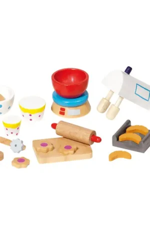 Aanbieding Goki Poppenhuis Bakset, 22dlg.