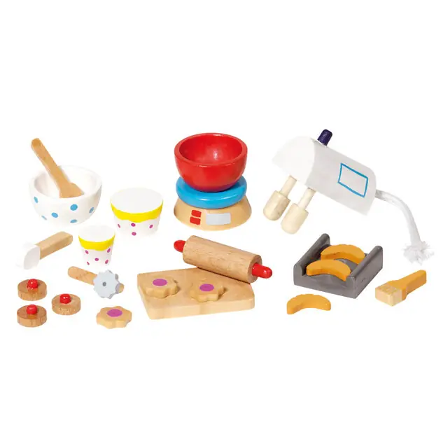 Aanbieding Goki Poppenhuis Bakset, 22dlg.
