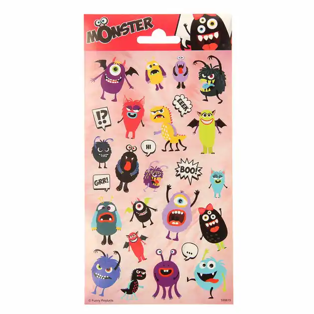 Stickervel Monsters Op = Op