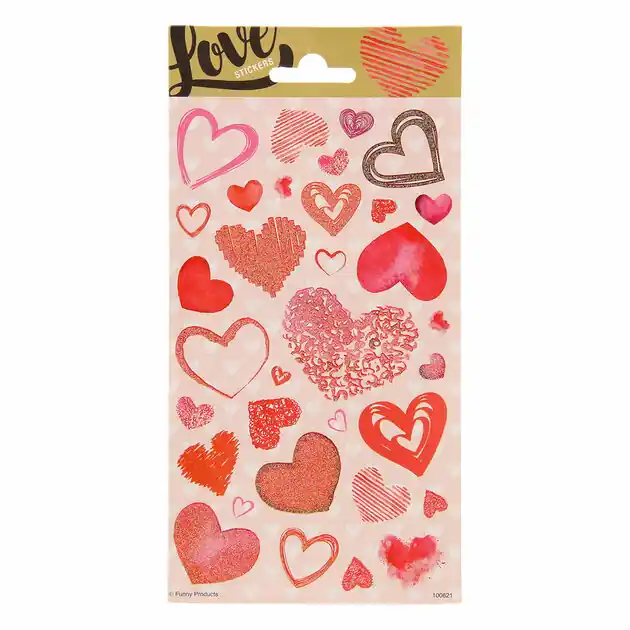 Hete Deal Stickervel Twinkle - Hartjes