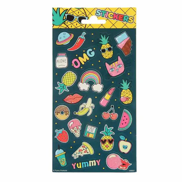 Direct Beschikbaar Stickervel Twinkle - Pineapple