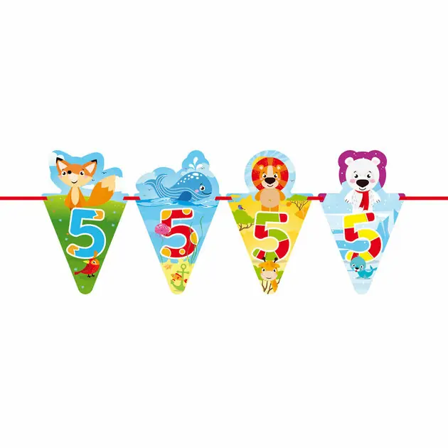 Weekendaanbieding Vlaggenlijn Dieren - 5 jaar