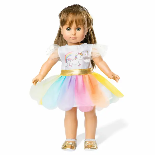 Poppenjurk Eenhoorn, 35-45 cm Fabrieksprijs