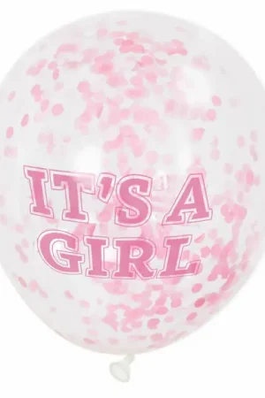 Confetti Ballonnen Meisje, 6st. Koop Online
