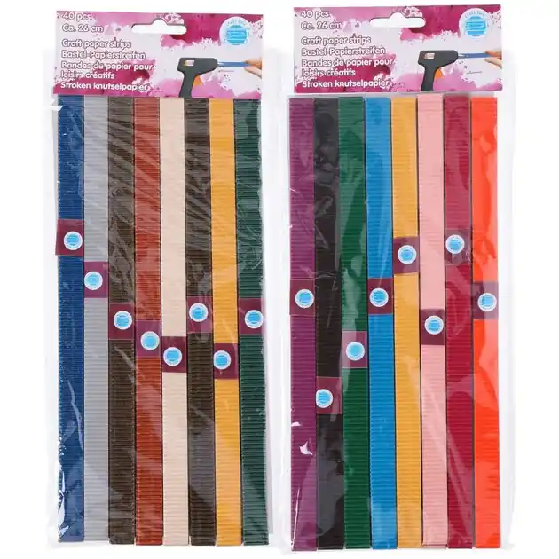 Superprijs Knutsel Stroken Papier 26cm, 40st.