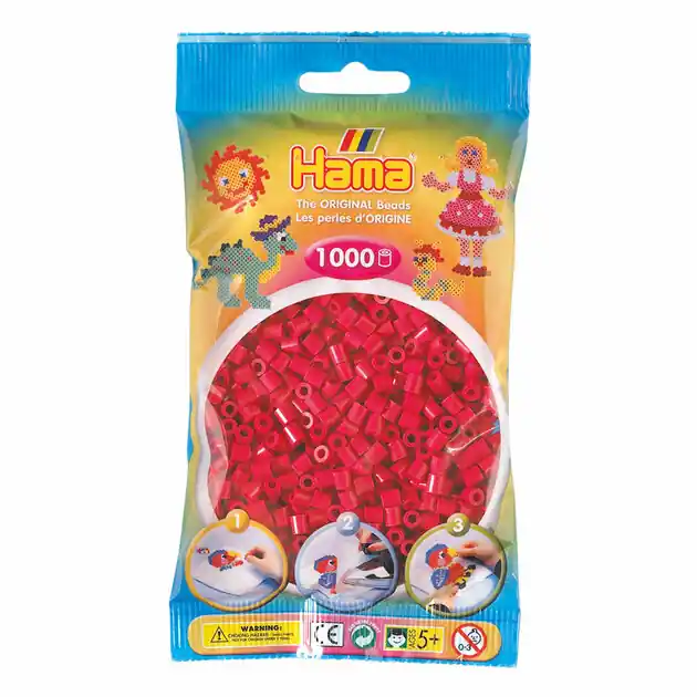 Koopje Hama Midi Strijkkralen - Warm Rood (029), 1000st.