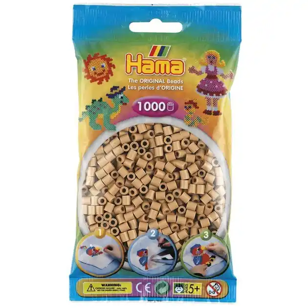 Hama Midi Strijkkralen - Geelbruin (207-75), 1000st. Meest Verkocht