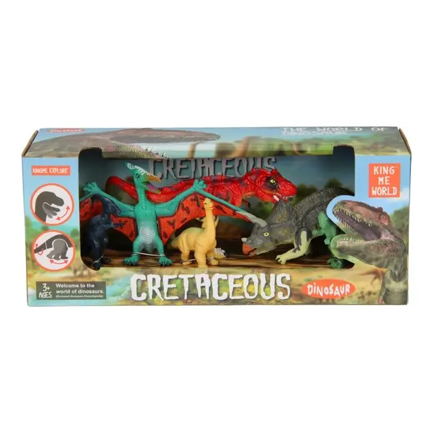 Luxe Dino Speelset, 6dlg. Koop Vandaag