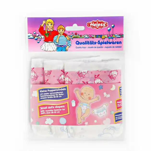 Poppenluiers Roze - 3st, 28-35 cm Must-Have