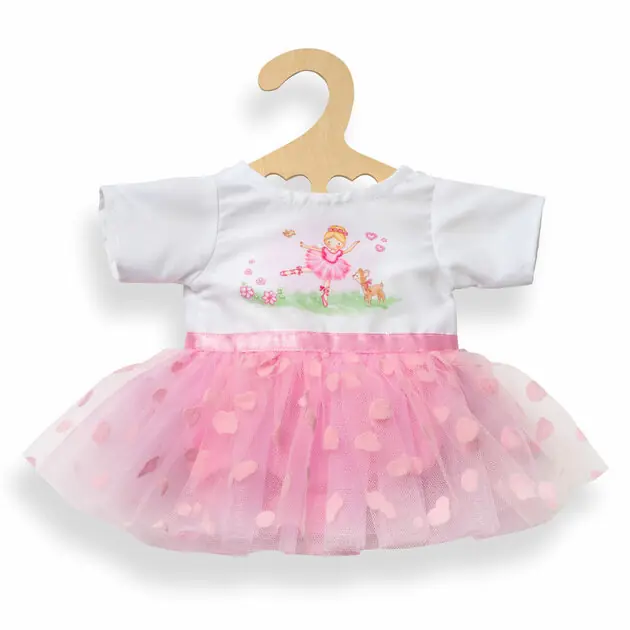 Hoge Kwaliteit Poppenjurk Ballerina, 28-35 cm
