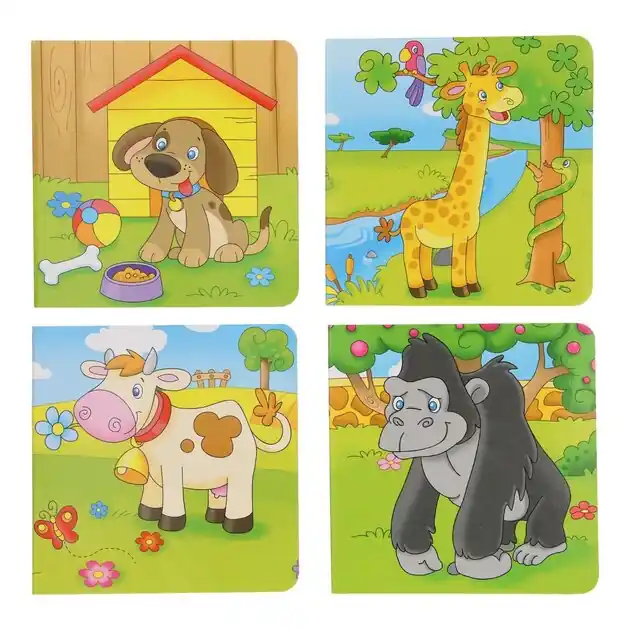 Kartonboek Dieren Alleen Vandaag