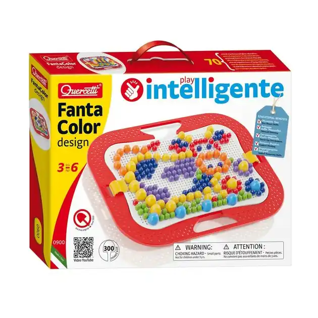 Quercetti Fantacolor Design, 300st Exclusieve Aanbieding